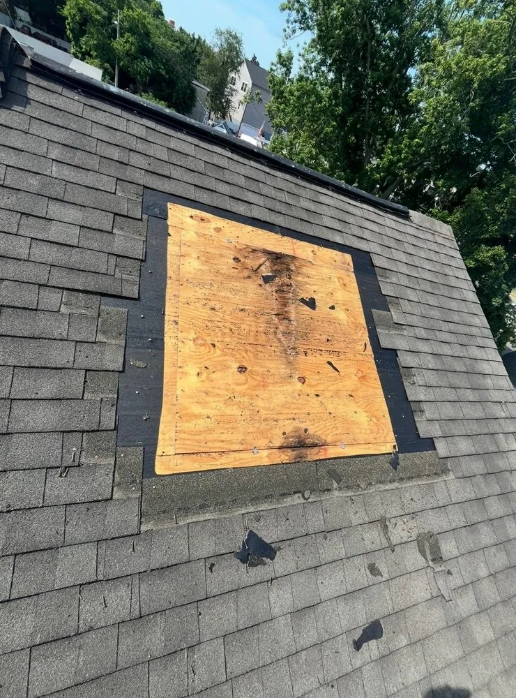 Local roof leak repair after storm damage in Lehman Township, PA by Baran Contracting