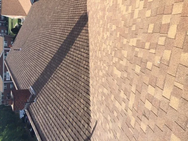 Slide of Bardi's Construction Up On The Roof