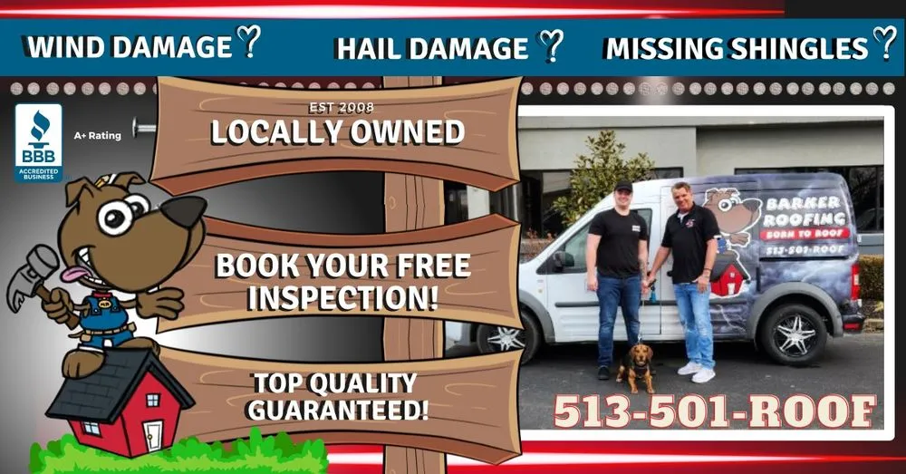 Slide of Barker Roofing