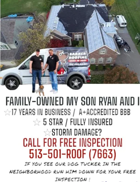 Slide of Barker Roofing