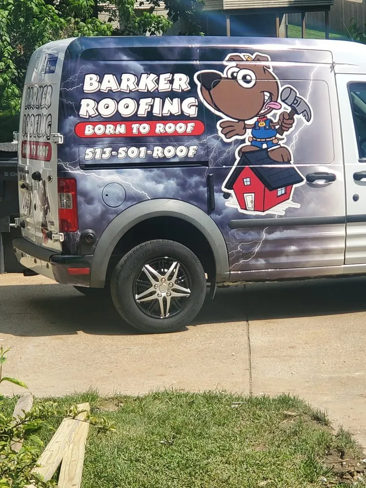 Slide of Barker Roofing