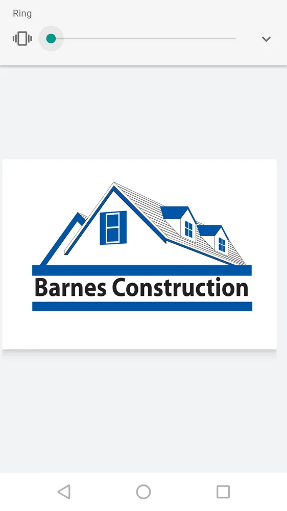 Slide of Barnes Construction