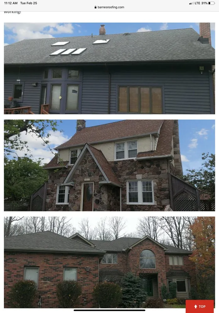 Slide of Barnes Roofing