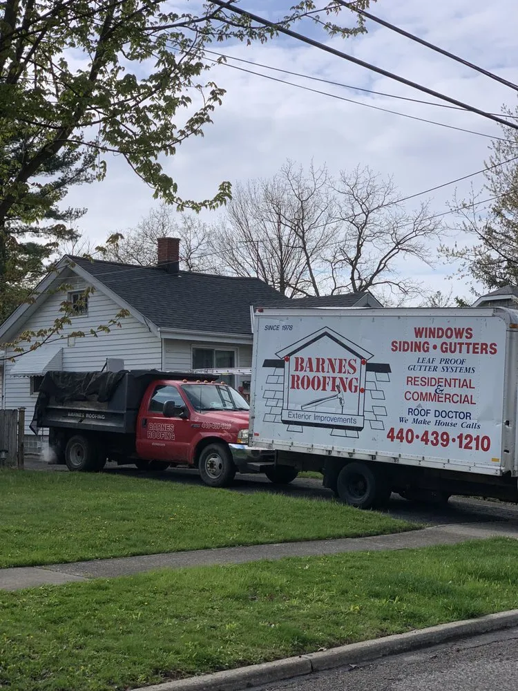 Slide of Barnes Roofing