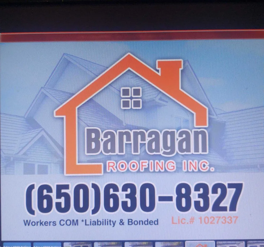 Slide of Barragan Roofing