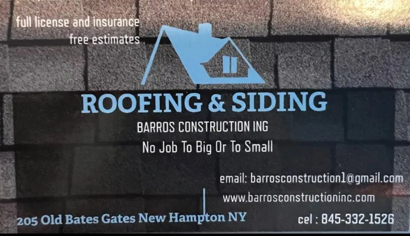 Licensed storm damage roof repair for fast service in New Hampton, NY by Barros Construction & Remodeling