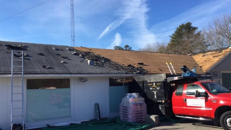 Reliable roof leak repair for fast service in North Dartmouth, MA by Barry Charbonneau & Son