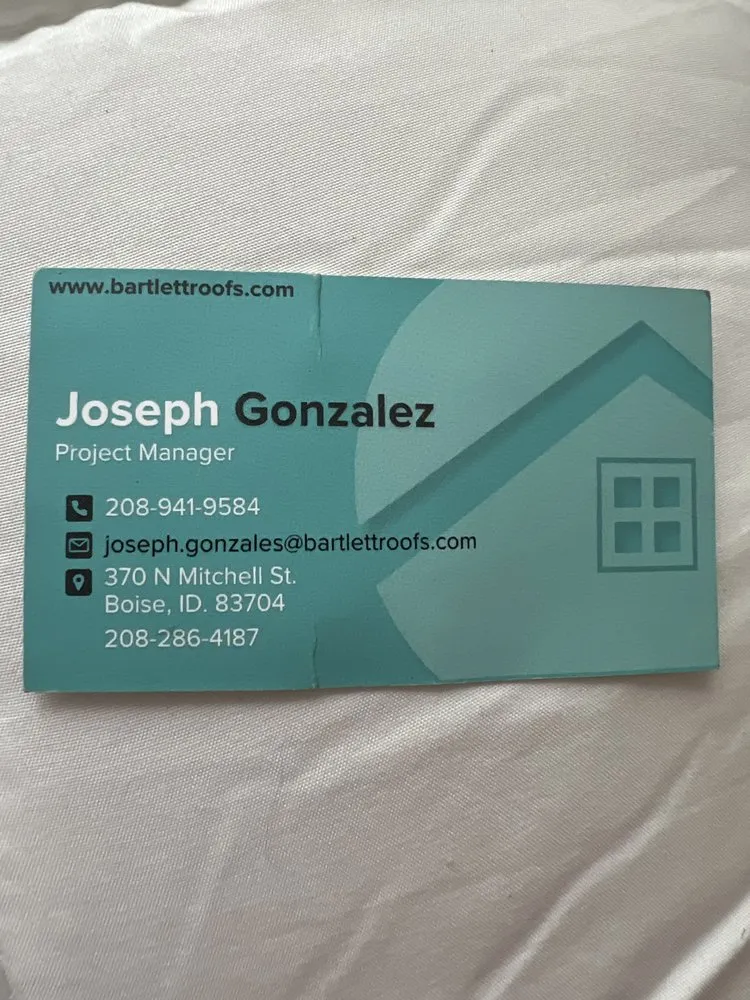 Slide of Bartlett Roofing