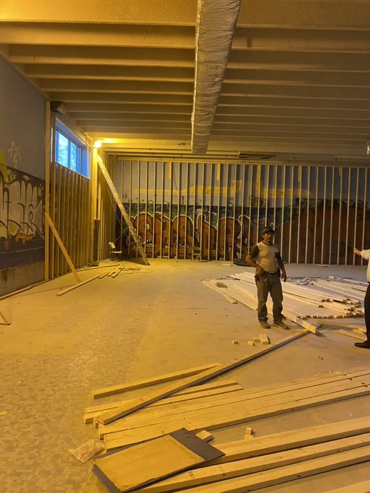 Slide of Baruch Construction