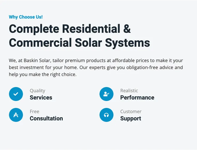 Slide of Baskin Solar