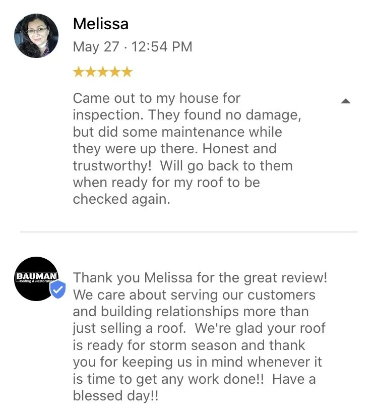 Slide of Bauman Roofing & Restoration