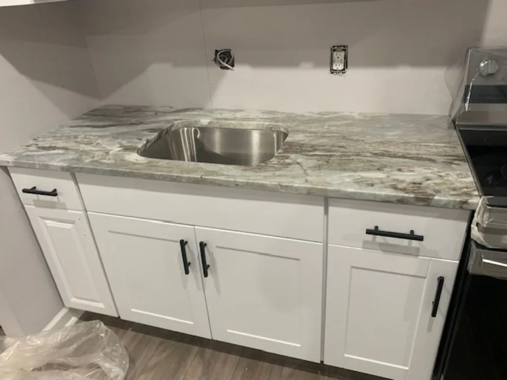 Slide of Bay Bridge Construction