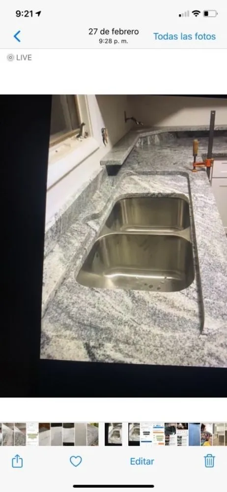 Slide of Bay Bridge Construction