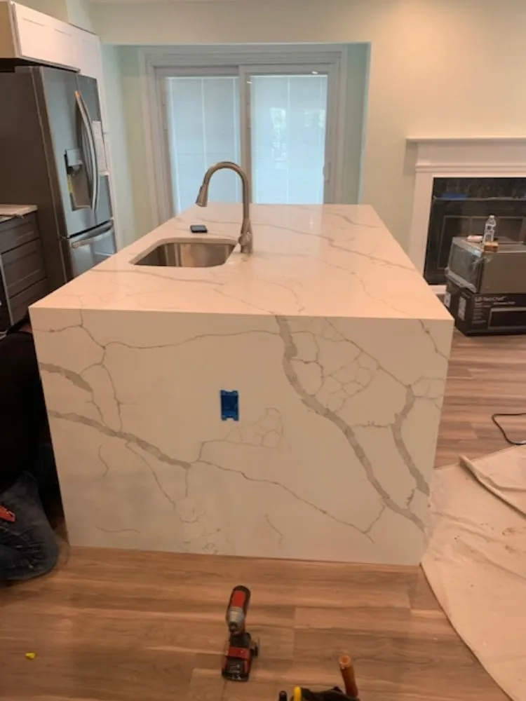 Slide of Bay Bridge Construction