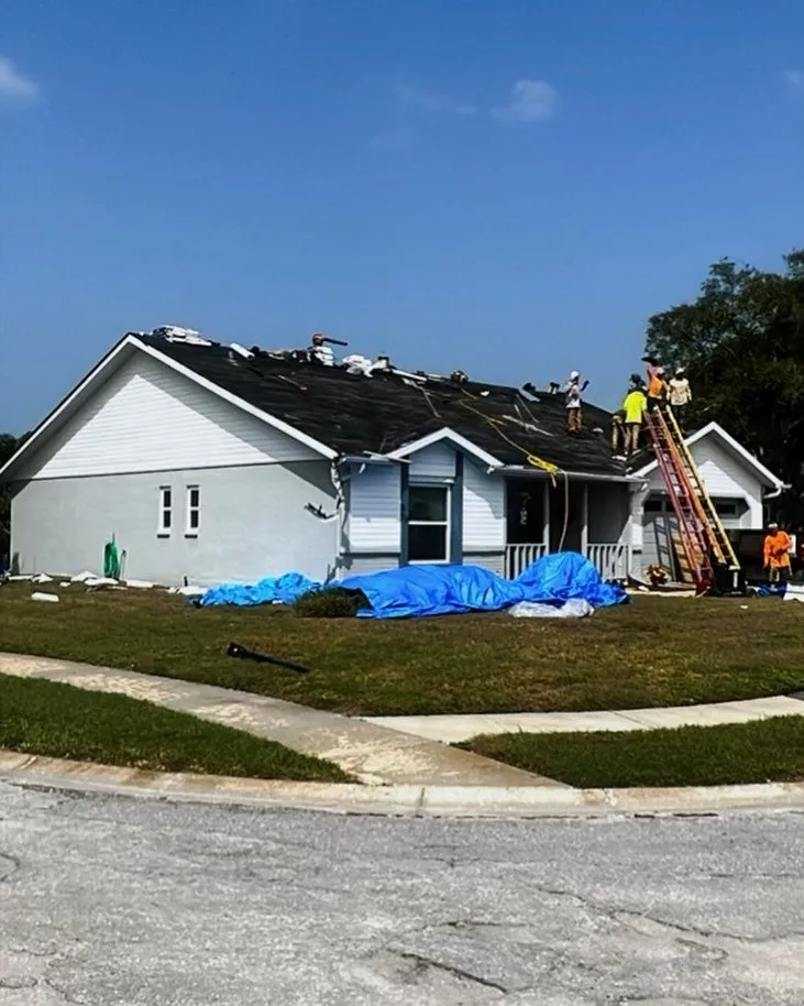 Licensed storm damage roof repair for fast service in St. Petersburg, FL by Baypoint Roofing