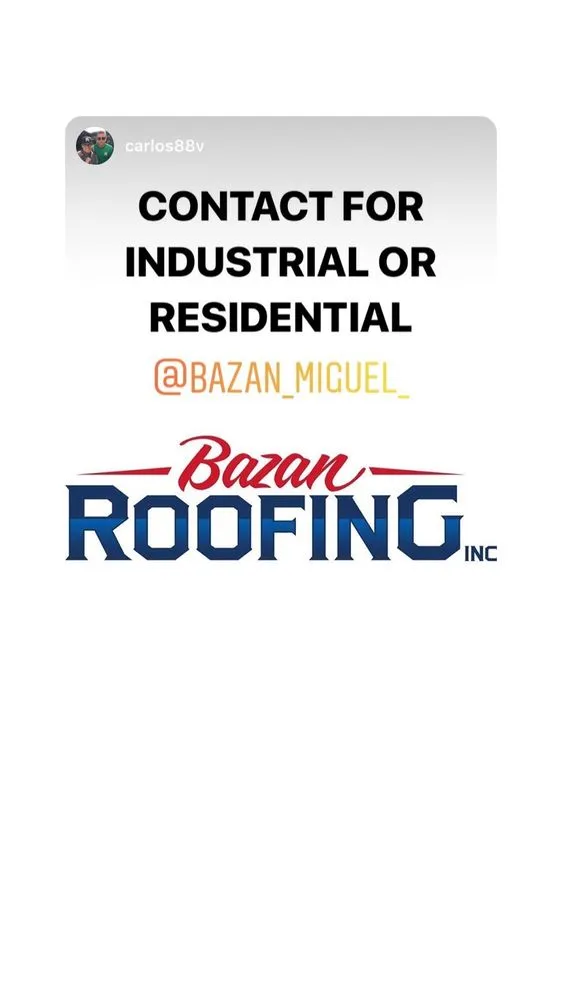 Slide of Bazan Roofing
