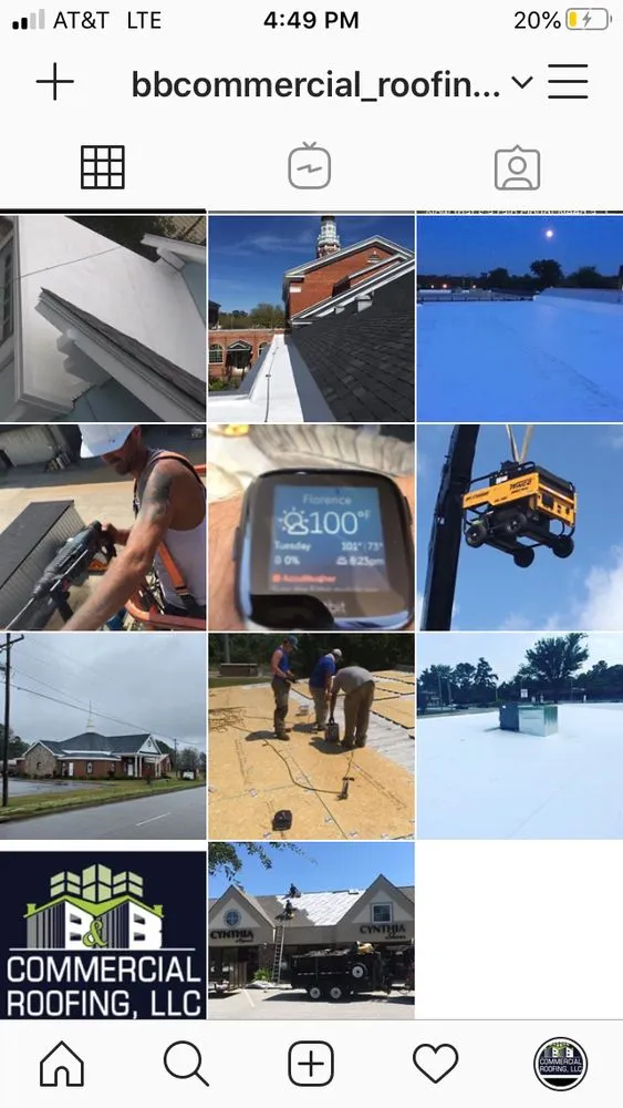 Slide of B&B Commercial Roofing
