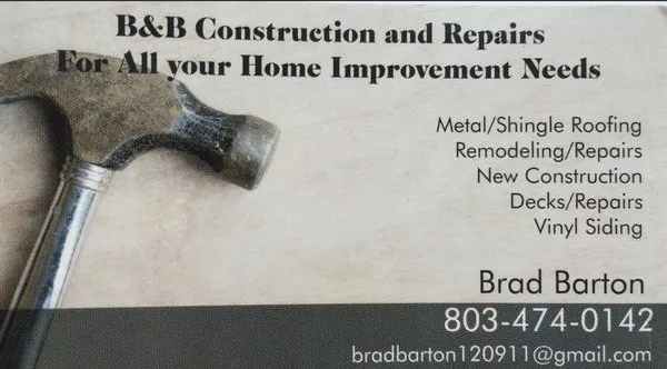 B&B Construction and Repairs Logo