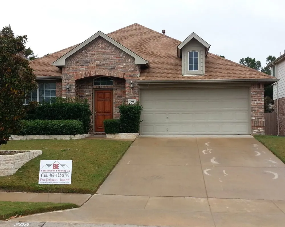 Slide of BE Construction and Roofing