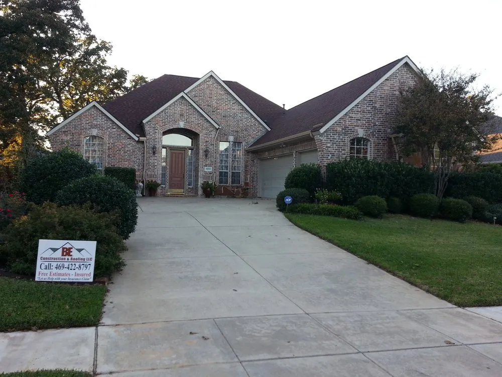 Slide of BE Construction and Roofing