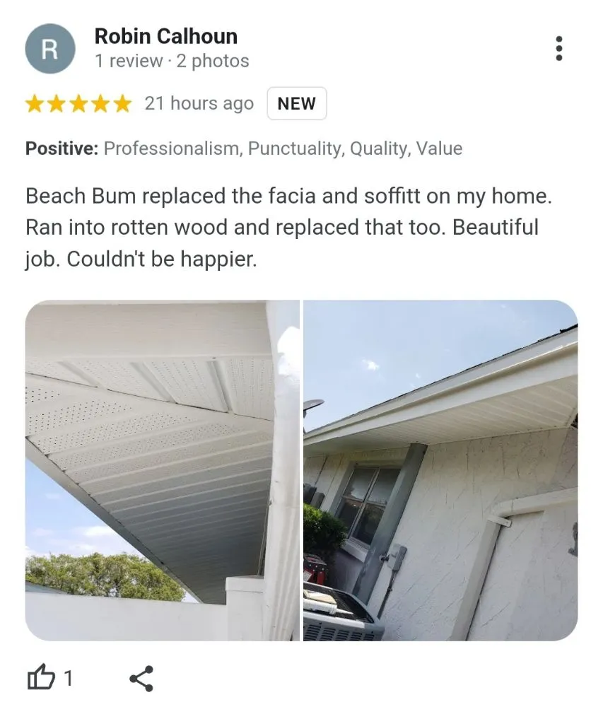 Licensed roof replacement with free inspection across New Prt Rchy, FL - Beach Bum Construction