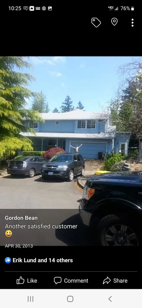Slide of Beans Roofing