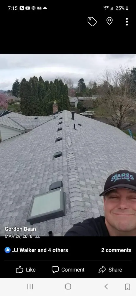 Slide of Beans Roofing