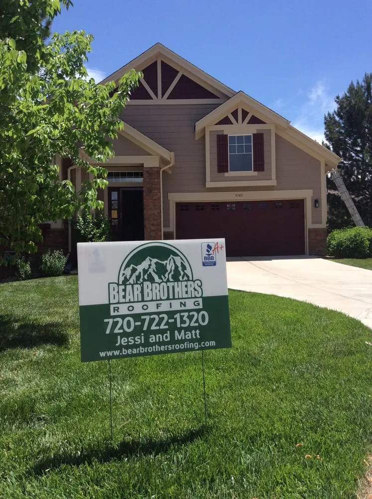Slide of Bear Brothers Roofing