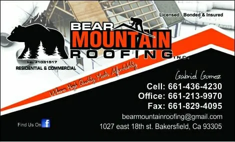 Slide of Bear Mountain Roofing