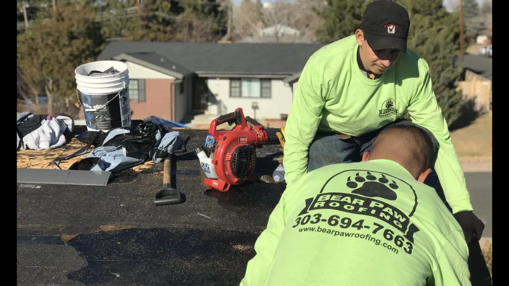 Slide of Bear Paw Roofing