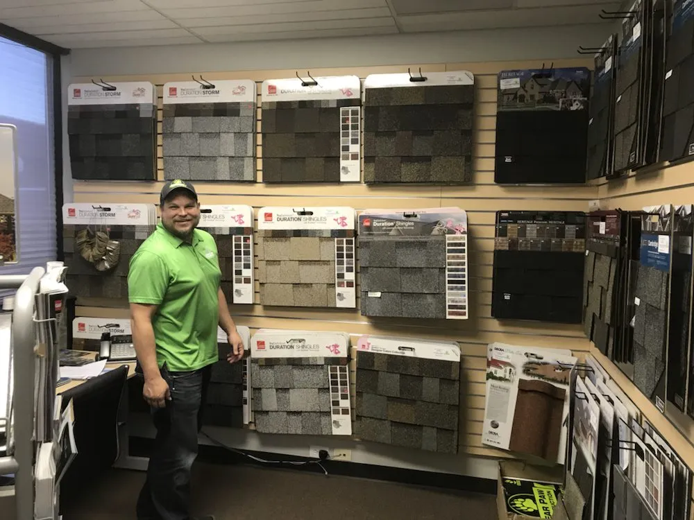 Slide of Bear Paw Roofing