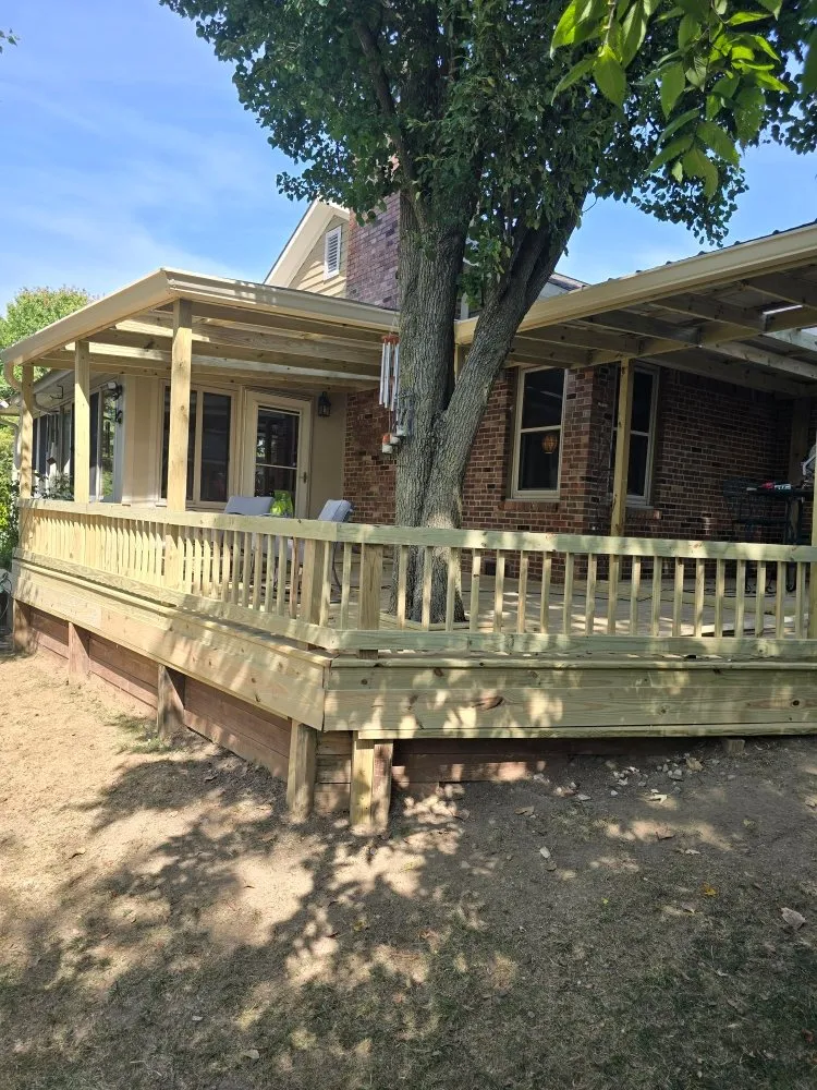 Expert residential roofing service after storm damage in Clayton, IN by Because We Care 4 You