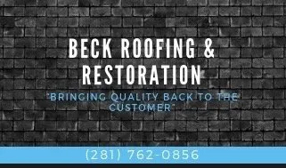 Slide of Beck Roofing & Restoration