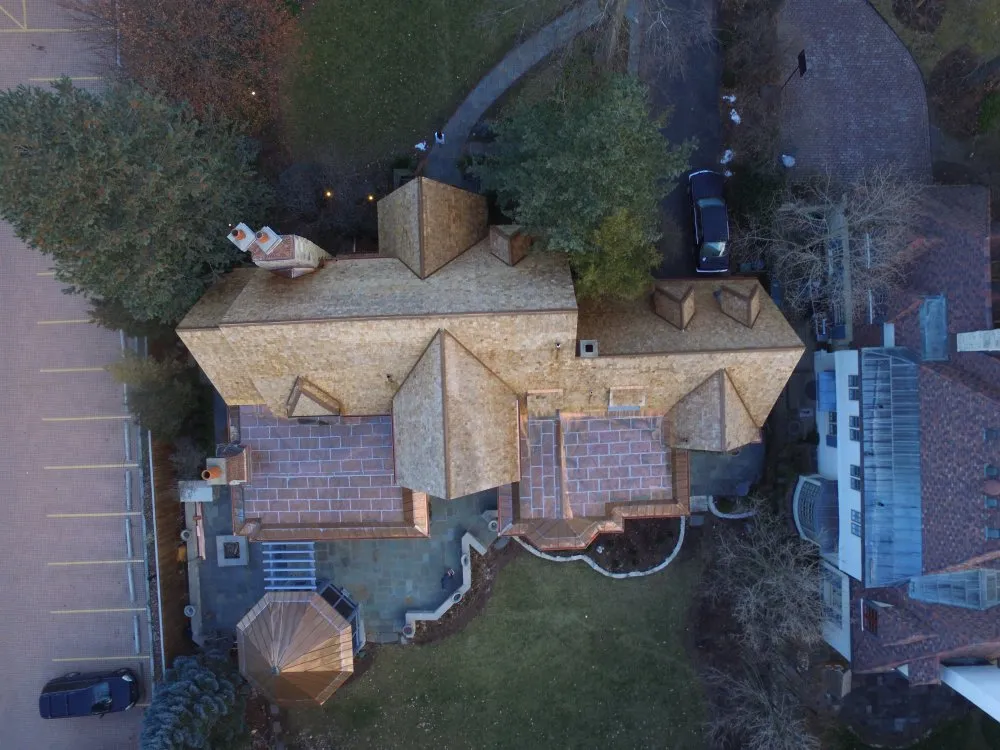 Local residential roofing service for fast service in Holbart, IN by Bedrock Exterior Contractors Inc