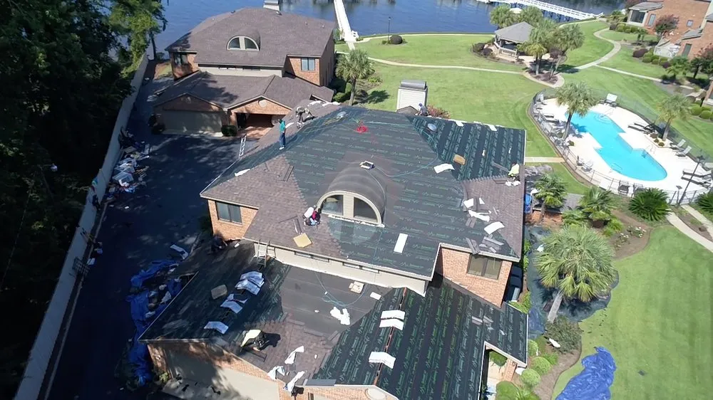 Slide of Bee Roofing