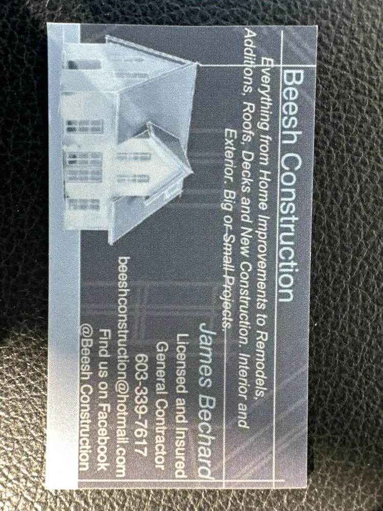 Slide of Beesh Construction