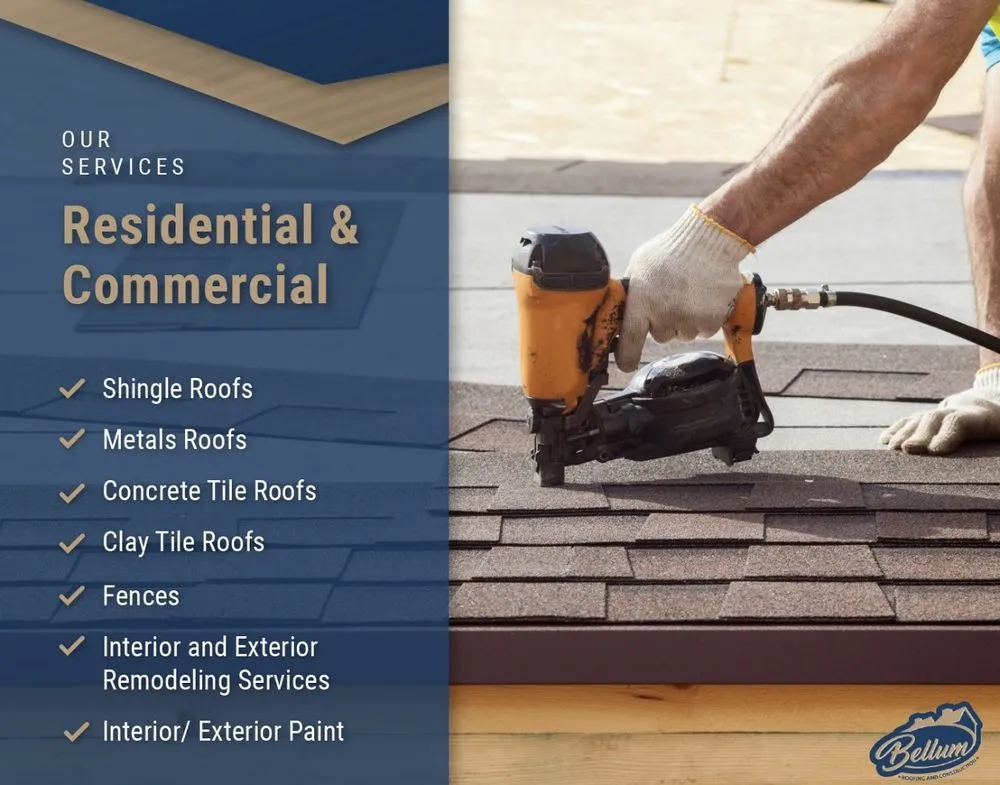 Slide of Bellum Roofing & Construction