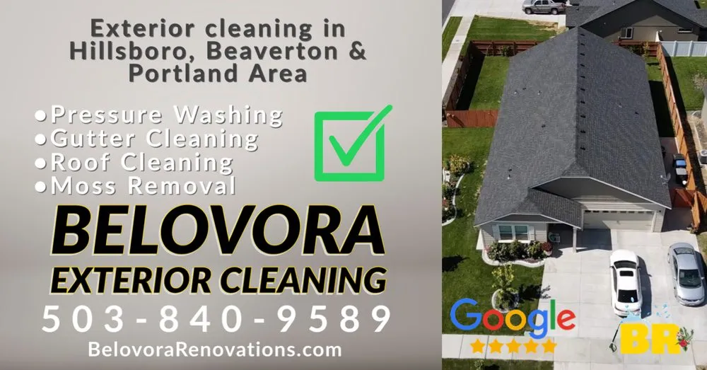 Slide of Belovora Exterior Cleaning