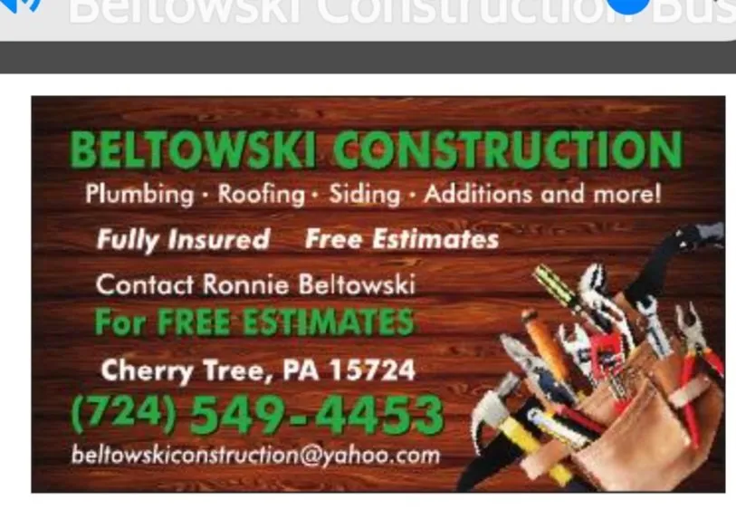 Licensed roof replacement same-day service in Cherry Tree, PA by Beltowski Construction