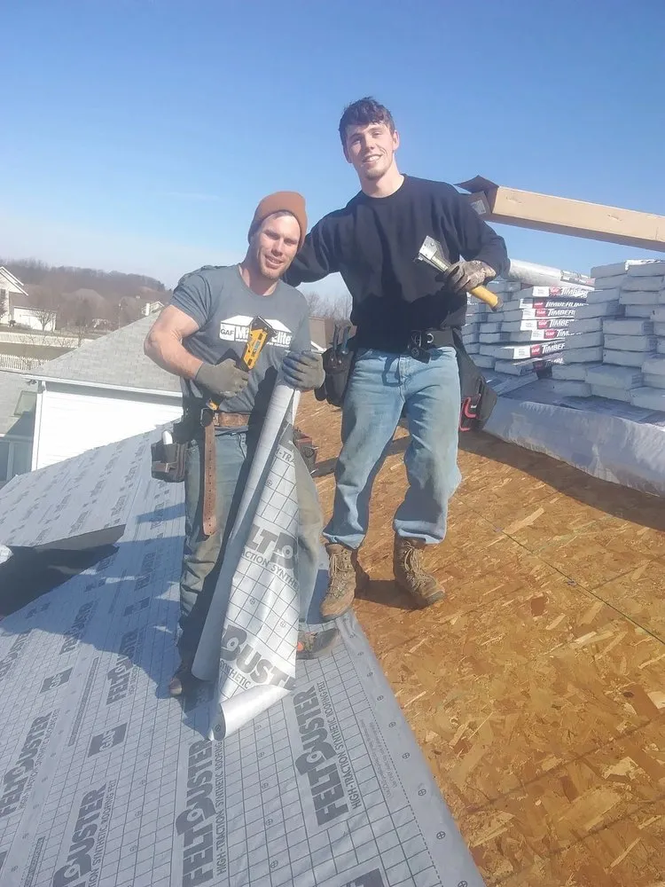 Slide of Bender Roofing