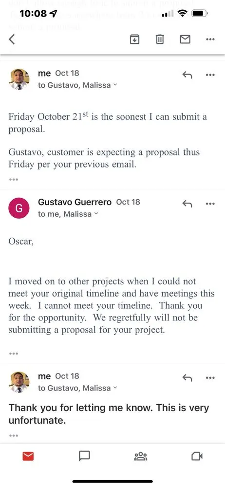 Slide of Ben's Roofing