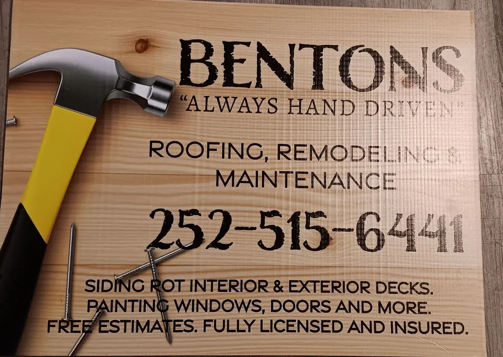 Slide of Benton's Roofing & Remodeling
