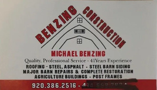 Slide of Benzing Construction