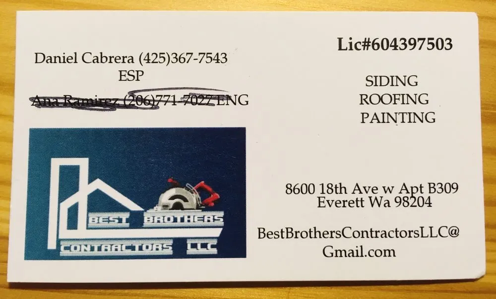 Slide of Best Brothers Contractors