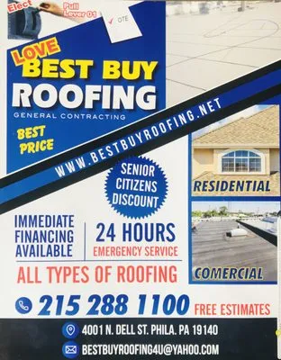 Best Buy Roofing Logo