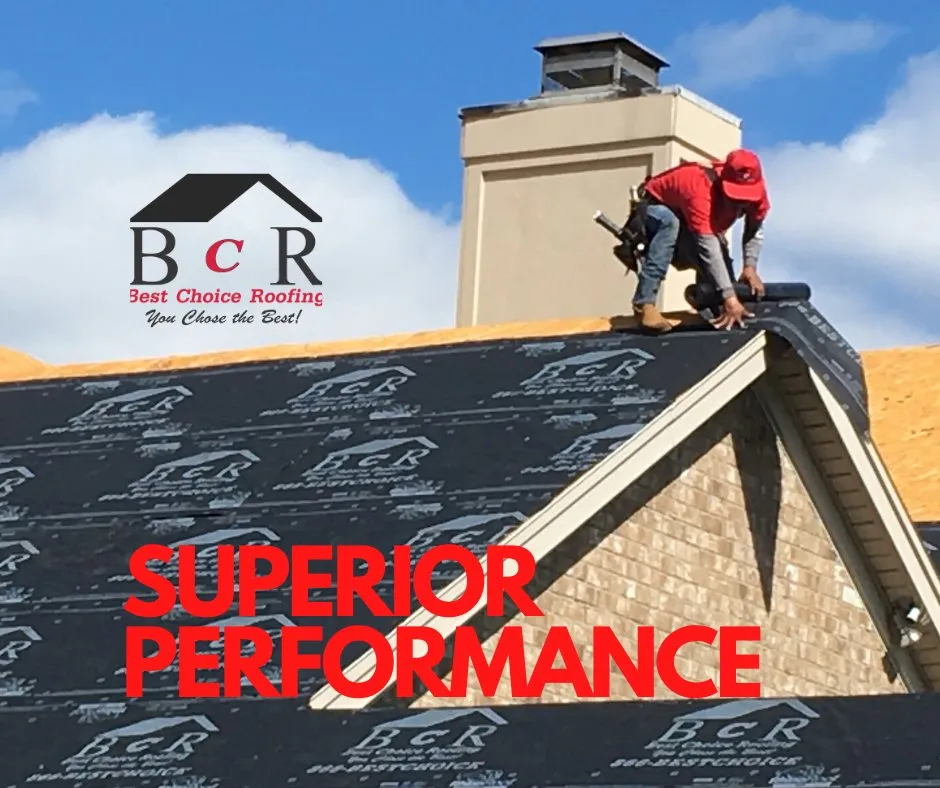 Slide of Best Choice Roofing inspector - Hendersonville