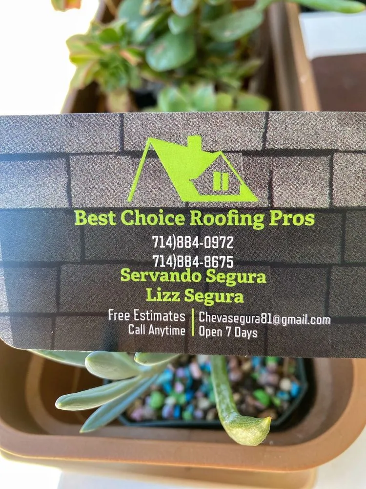Slide of Best Choice Roofing