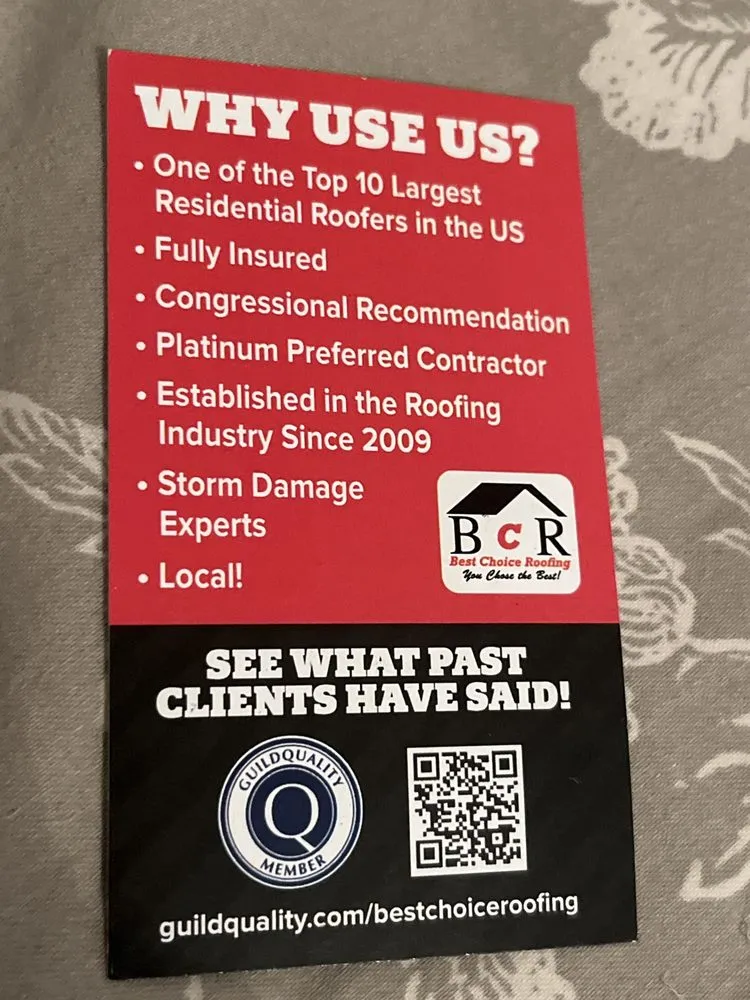 Slide of Best Choice Roofing
