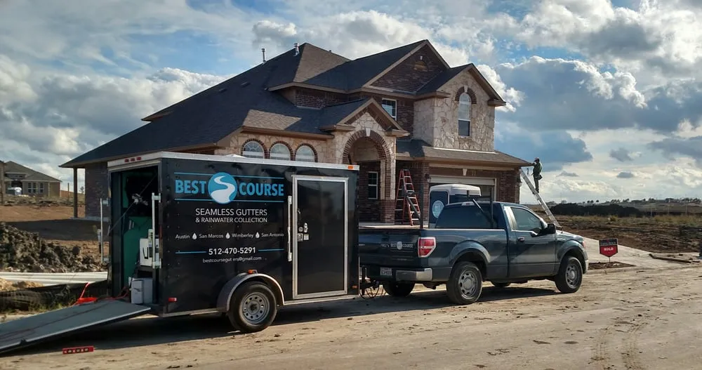 Slide of Best Course Seamless Gutters & Rainwater Collection