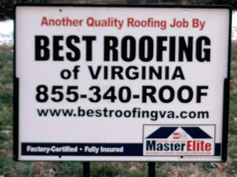 Slide of Best Roofing of Virginia